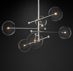 55 Inch Sputnik Globe Glass Chandelier - Mobile