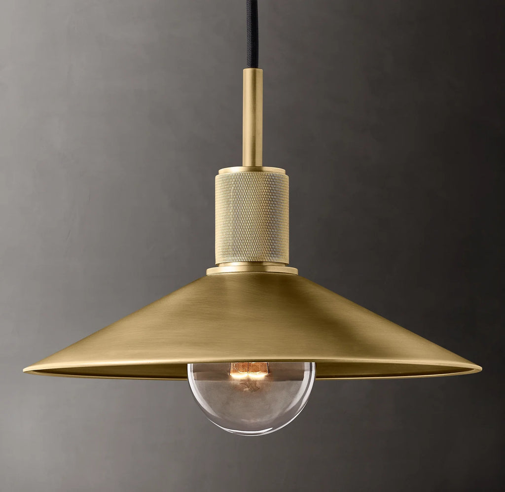 11 Inch Cone Metal Pendant Light - Utilitaire