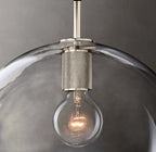 14 Inch Globe Glass Pendant Light - Utilitaire