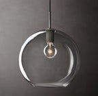 14 Inch Globe Glass Pendant Light - Utilitaire