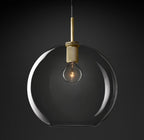 14 Inch Globe Glass Pendant Light - Utilitaire