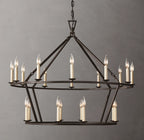 40 Inch Candelabra Tiered Chandelier – Openwork