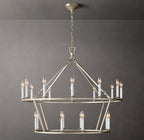 40 Inch Candelabra Tiered Chandelier – Openwork
