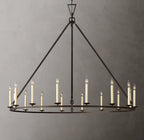 60 Inch Candelabra Round Chandelier – Openwork