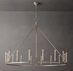 60 Inch Candelabra Round Chandelier – Openwork