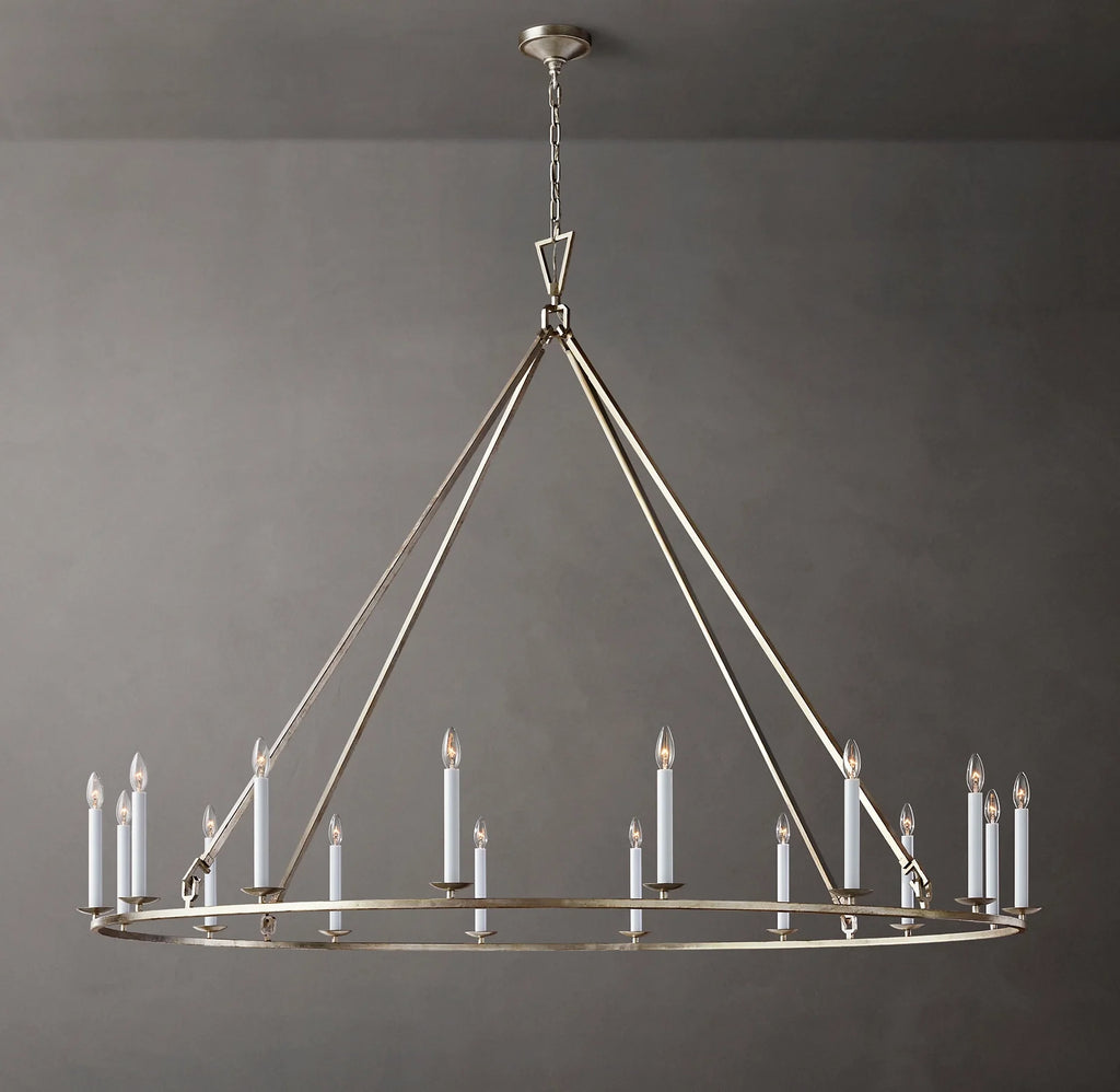 72 Inch Candelabra Round Chandelier – Openwork