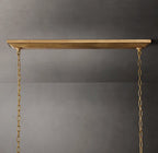 72 Inch Candelabra Rectangular Lantern Chandelier – Openwork