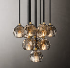 14 Inch Smoked Crystal Cluster Chandelier – Boule