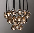 24 Inch Smoked Crystal Cluster Chandelier – Boule