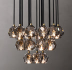 24 Inch Smoked Crystal Cluster Chandelier – Boule