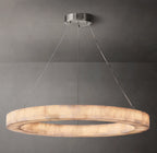 40 Inch Lueur Round Alabaster Chandelier - Rivage