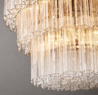36 Inch Tronchi Glass Tiered Chandelier - Cielo
