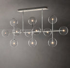 72 Inch Linear Sputnik Globe Glass Chandelier - Mobile