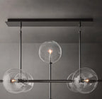 72 Inch Linear Sputnik Globe Glass Chandelier - Mobile
