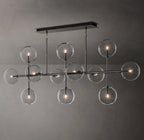 72 Inch Linear Sputnik Globe Glass Chandelier - Mobile