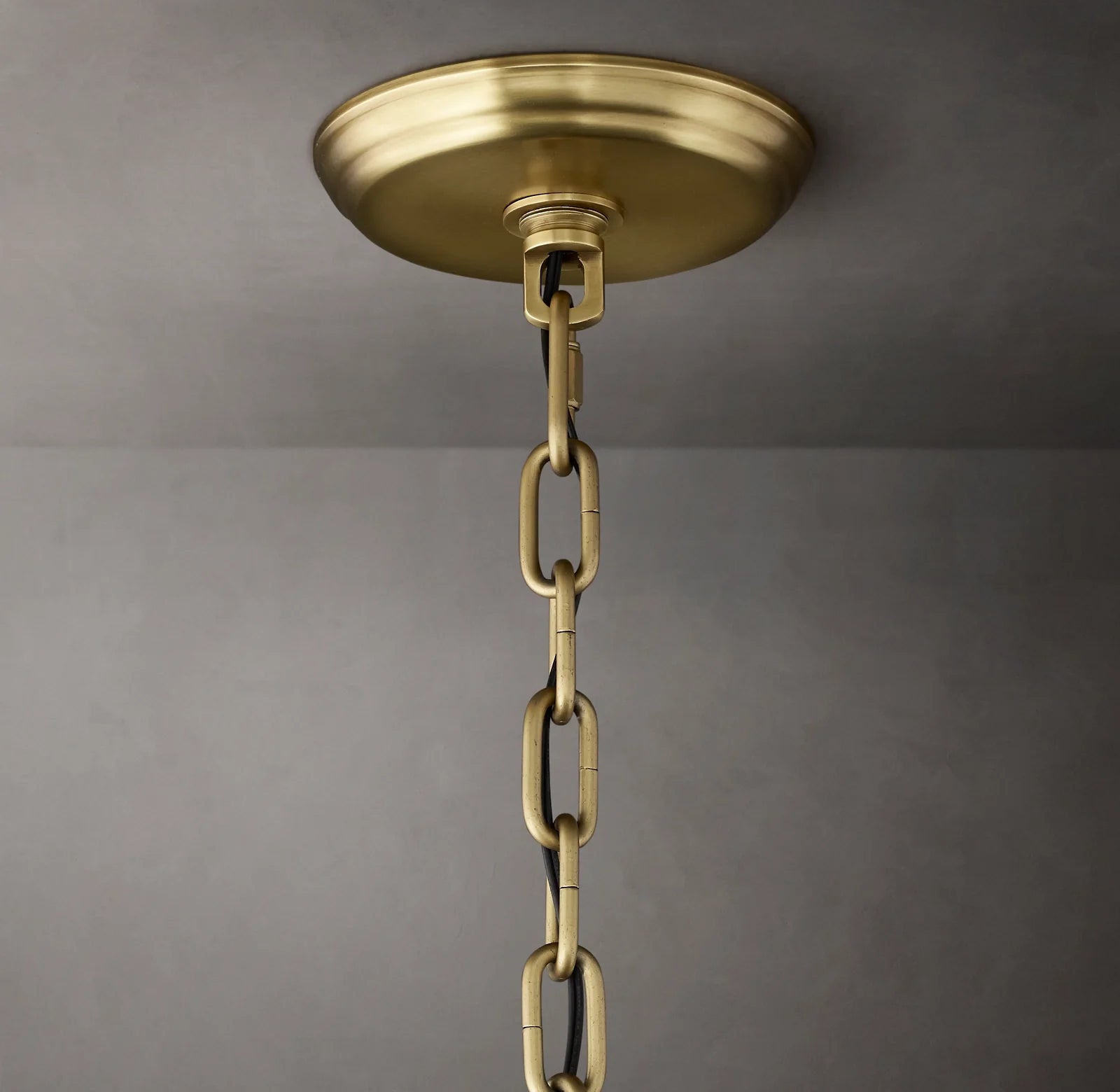 22 Inch Ribbed Glass Round Chandelier - San Marco