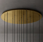 44 Inch Blown Glass Globe Cluster Chandelier - Mobile