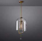 13 Inch Bell Glass Pendant Light - Fulcrum