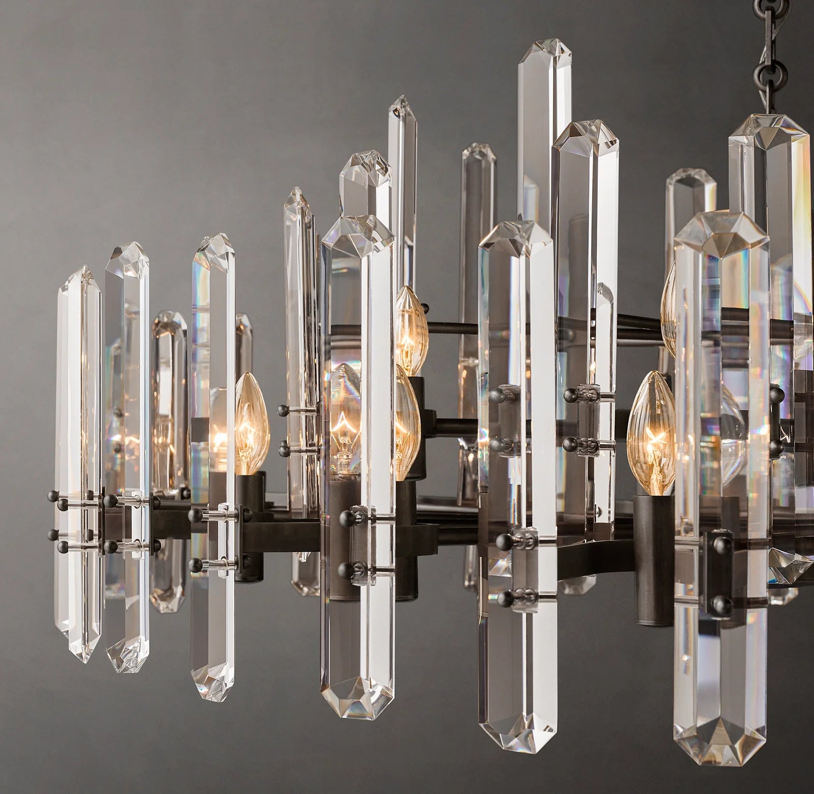 48 Inch Candelabra Crystal Chandelier - Bonnington