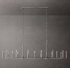 96 Inch Forged Candlestick Linear Chandelier - Thaddeus