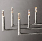96 Inch Forged Candlestick Linear Chandelier - Thaddeus