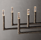 96 Inch Forged Candlestick Linear Chandelier - Thaddeus