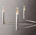 36 Inch Forged Candlestick Chandelier - Thaddeus