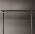74 Inch Smoked Murano Glass Tiered Rectangular Chandelier - Chiara