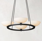 36 Inch Porcelain Bowl Round Chandelier - Vernet