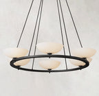 48 Inch Porcelain Bowl Round Chandelier - Vernet