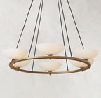 48 Inch Porcelain Bowl Round Chandelier - Vernet