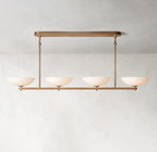 60 Inch Porcelain Bowl Round Chandelier - Vernet