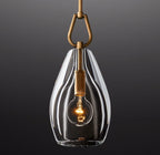 9 Inch Flute Crystal Pendant Light - Botanist