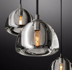 36 Inch Crystal Cluster Chandelier - Hemisphere