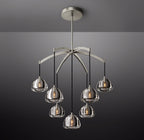 36 Inch Crystal Cluster Chandelier - Hemisphere