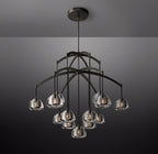 48 Inch Crystal Cluster Chandelier - Hemisphere