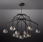60 Inch Crystal Cluster Chandelier - Hemisphere