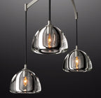 54 Inch Crystal Linear Chandelier - Hemisphere