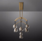 54 Inch Crystal Linear Chandelier - Hemisphere