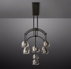 54 Inch Crystal Linear Chandelier - Hemisphere