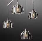 72 Inch Crystal Linear Chandelier - Hemisphere