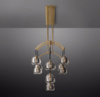72 Inch Crystal Linear Chandelier - Hemisphere