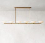 96 Inch Porcelain Bowl Linear Chandelier - Vernet