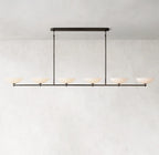 96 Inch Porcelain Bowl Linear Chandelier - Vernet