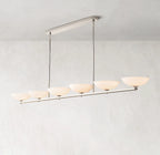 96 Inch Porcelain Bowl Linear Chandelier - Vernet