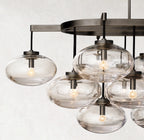72 Inch Glass Bubble Oval Chandelier - Cabrette