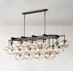 72 Inch Glass Bubble Oval Chandelier - Cabrette