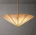 48 Inch Alabaster Umbrella Chandelier - Lucette