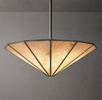 48 Inch Alabaster Umbrella Chandelier - Lucette